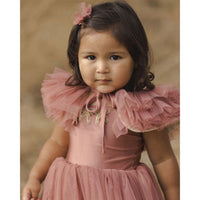 Noralee Poppy Ruffle Tulle Collar