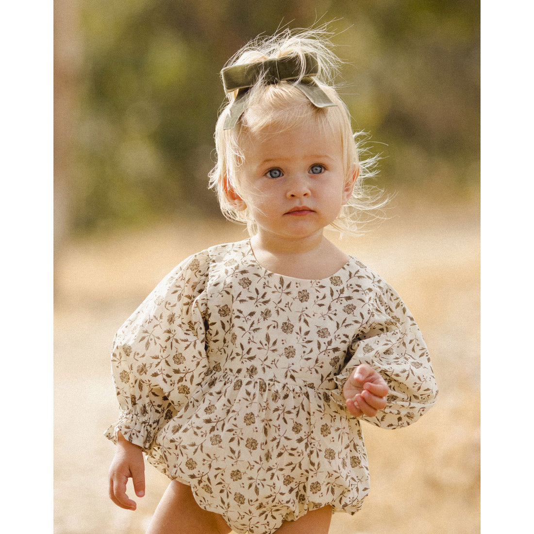 Noralee Olive Velvet Bow