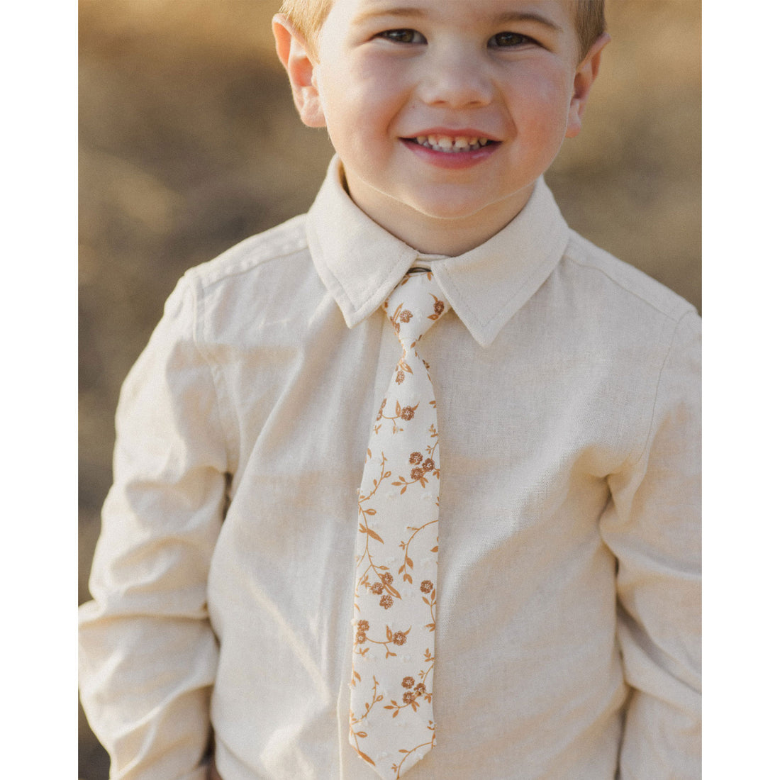 Noralee Copper Garden Skinny Tie