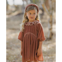 Noralee Poppy Velvet Braided Headband