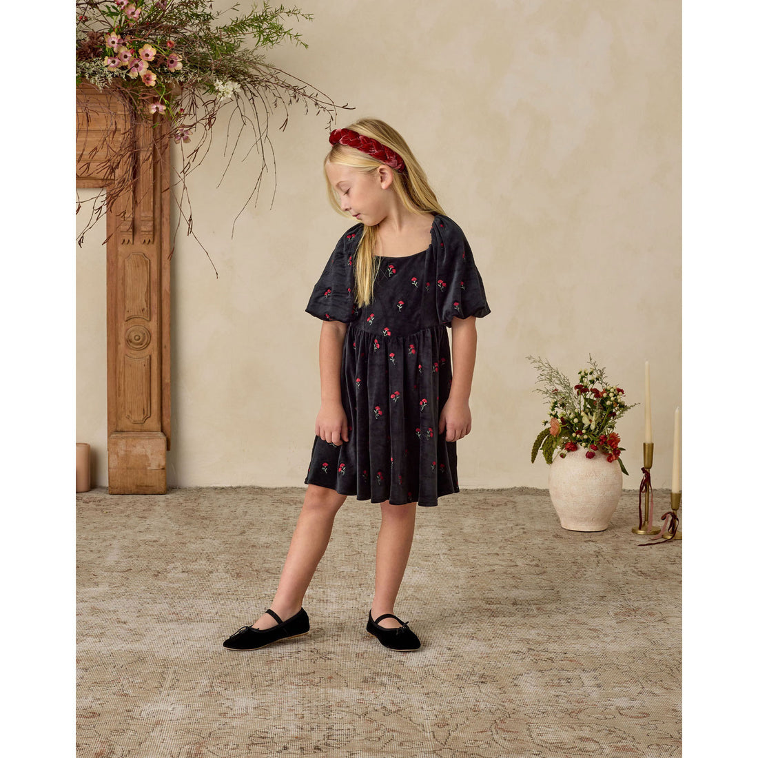 Noralee Velvet Floral Nina Dress