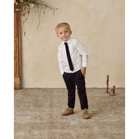 Noralee Black Skinny Tie