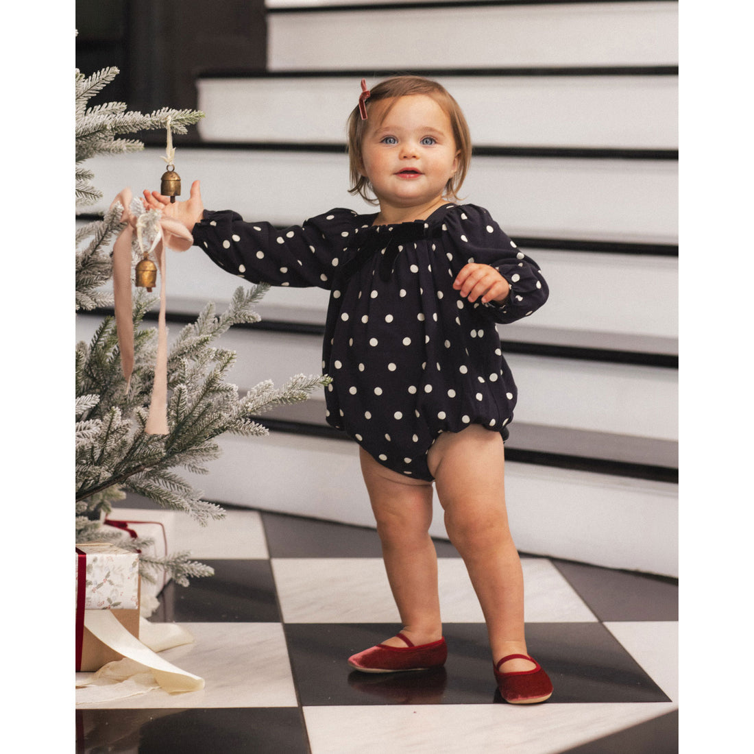 Noralee Black Annette Romper