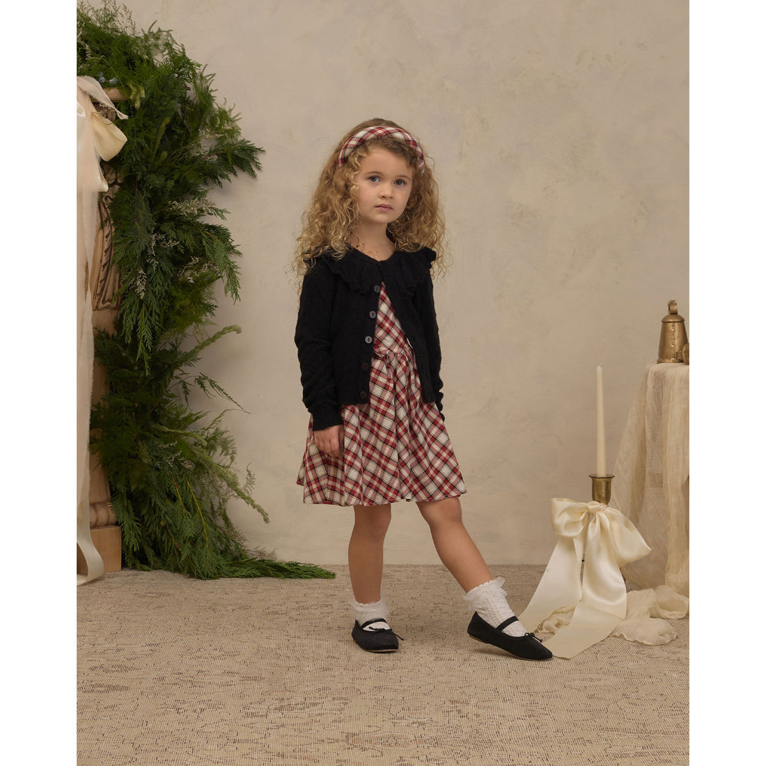 Noralee Black Ruffle Cardigan