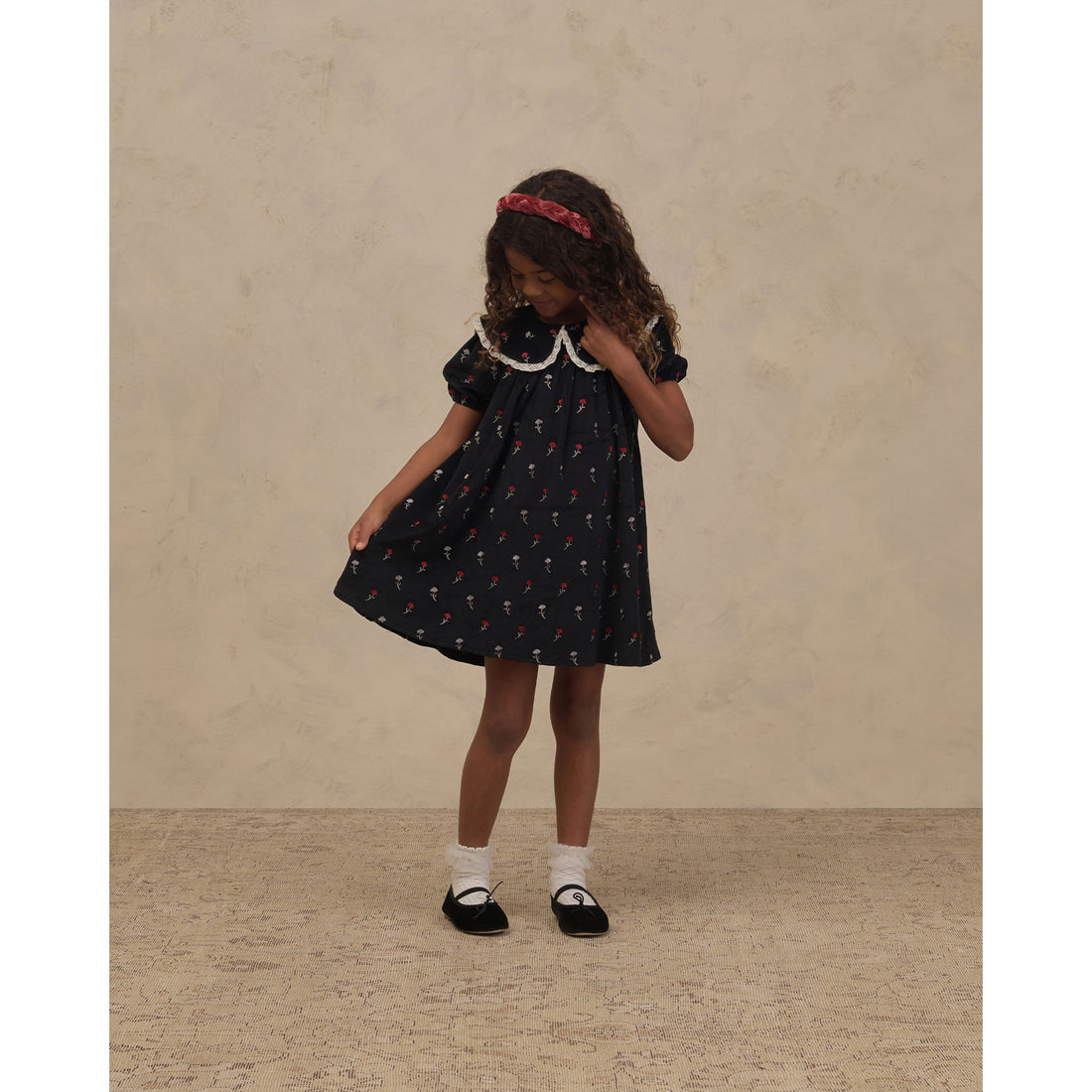 Noralee Black Winter Ditsy Janette Dress