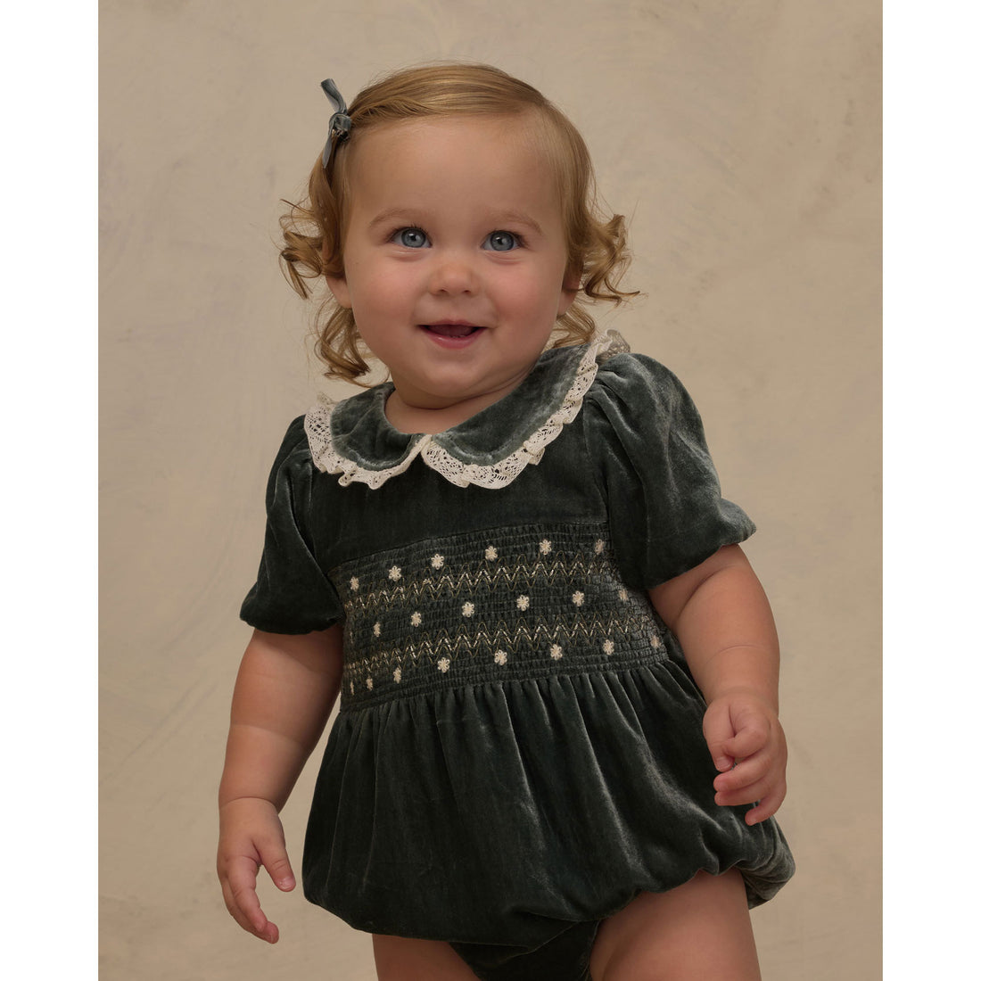 Noralee Green Elizabeth Romper