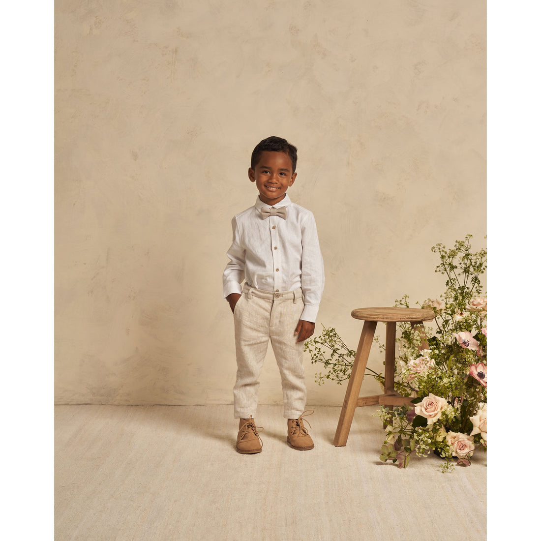 Noralee Linen Bow Tie