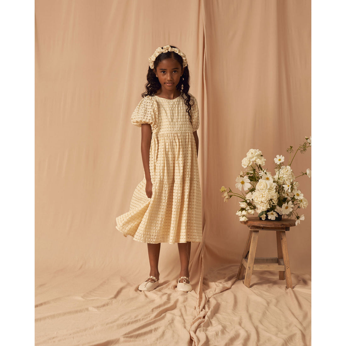 Noralee Lemon Check Chloe Dress