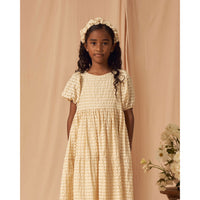 Noralee Lemon Check Chloe Dress
