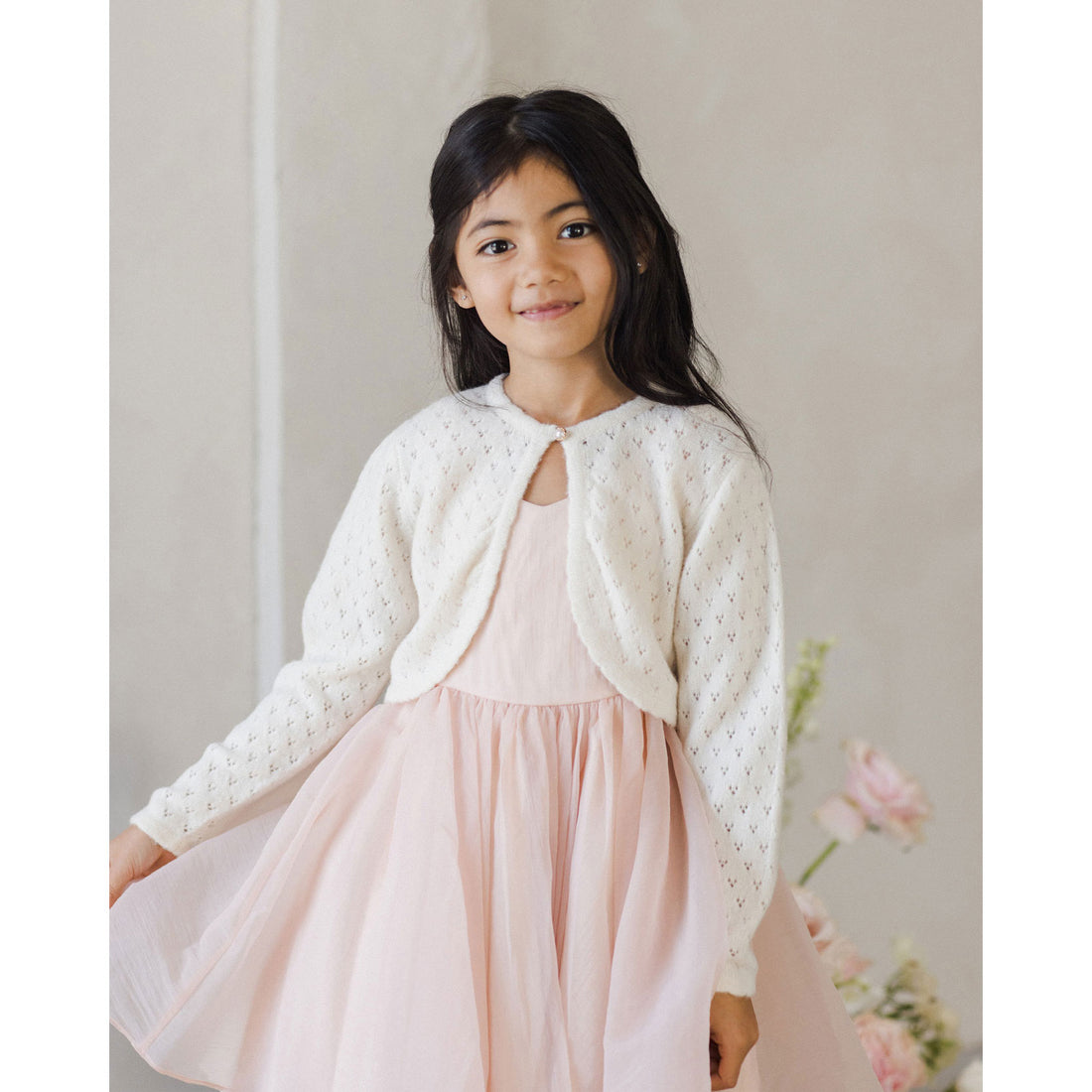 Noralee Ivory Bolero Sweater