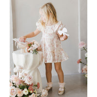 Noralee Natural Bow Ditsy Eva Dress