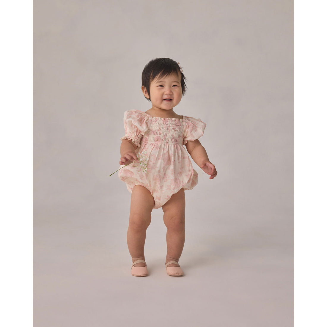 Noralee Blush English Rose Hazel Romper