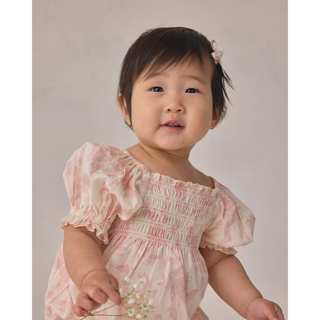 Noralee Blush English Rose Hazel Romper