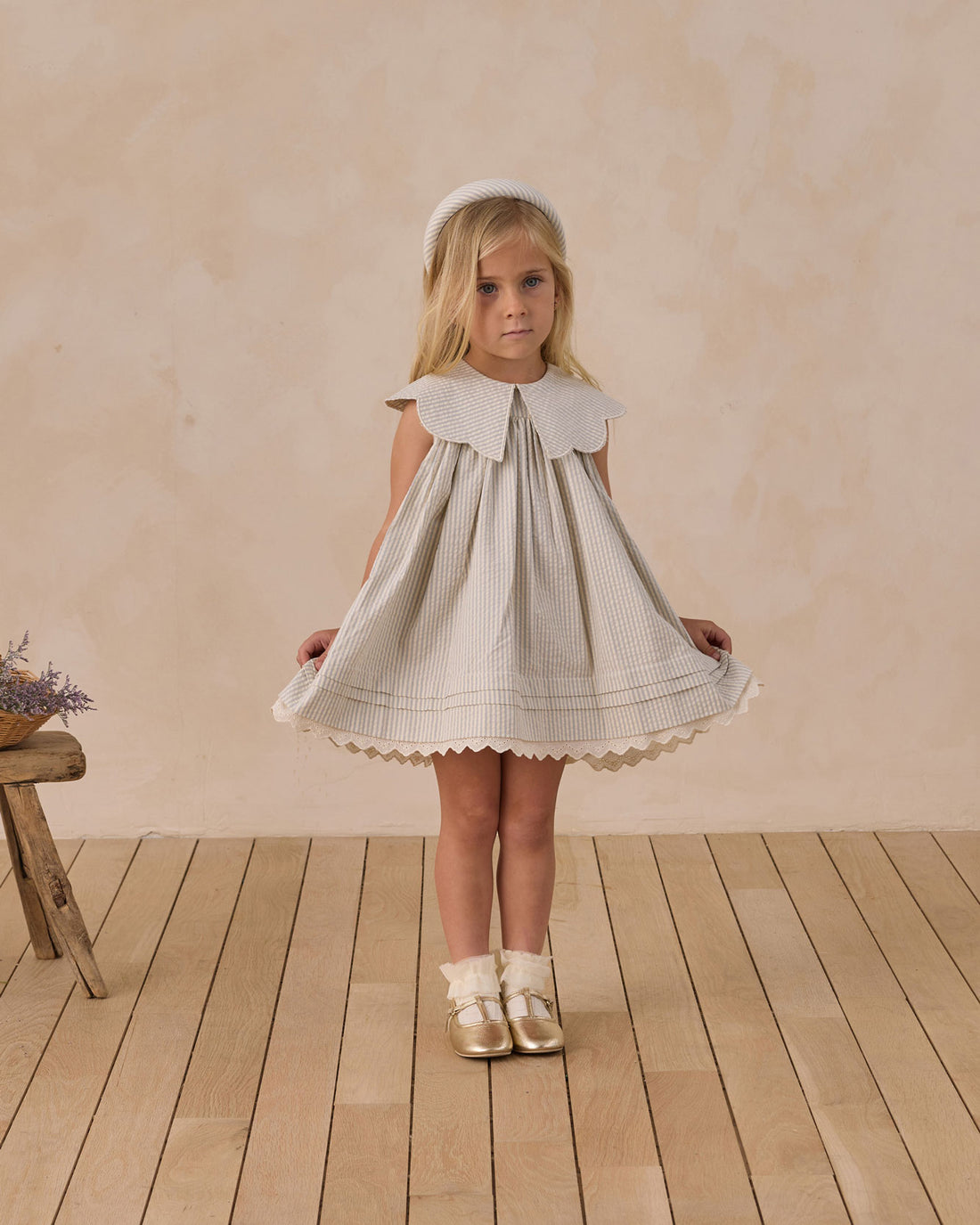 Noralee Sky Stripe Florence Dress