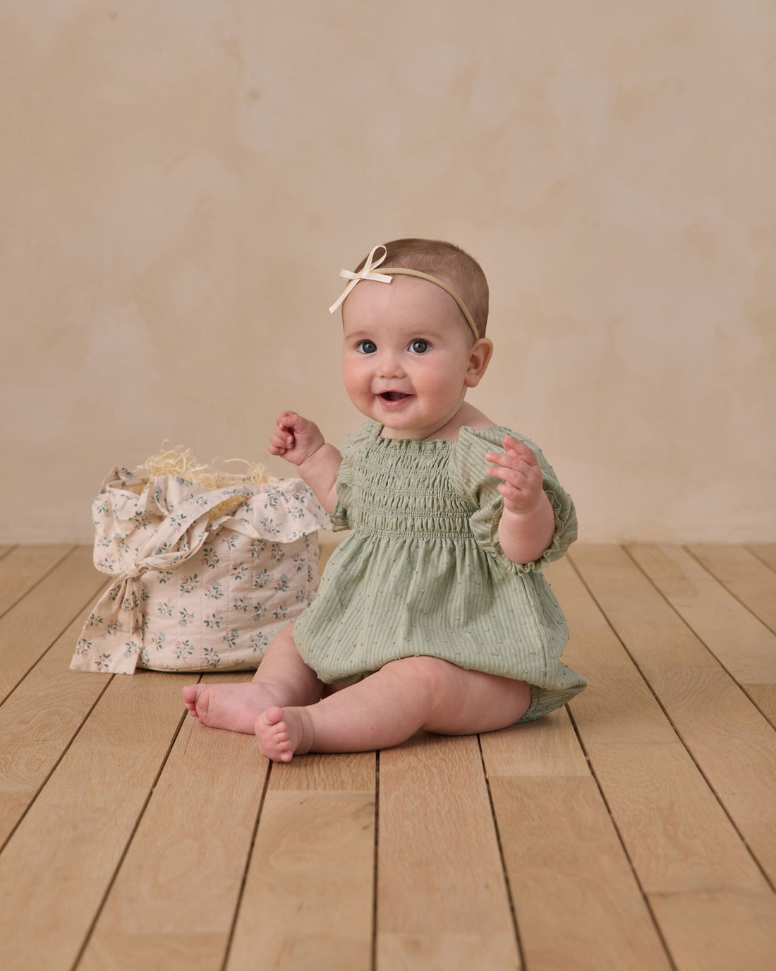 Noralee Eucalyptus Hazel Romper