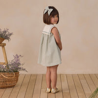 Noralee Eucalyptus Check Daisy Dress