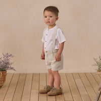 Noralee Sky Stripe Suspender Short