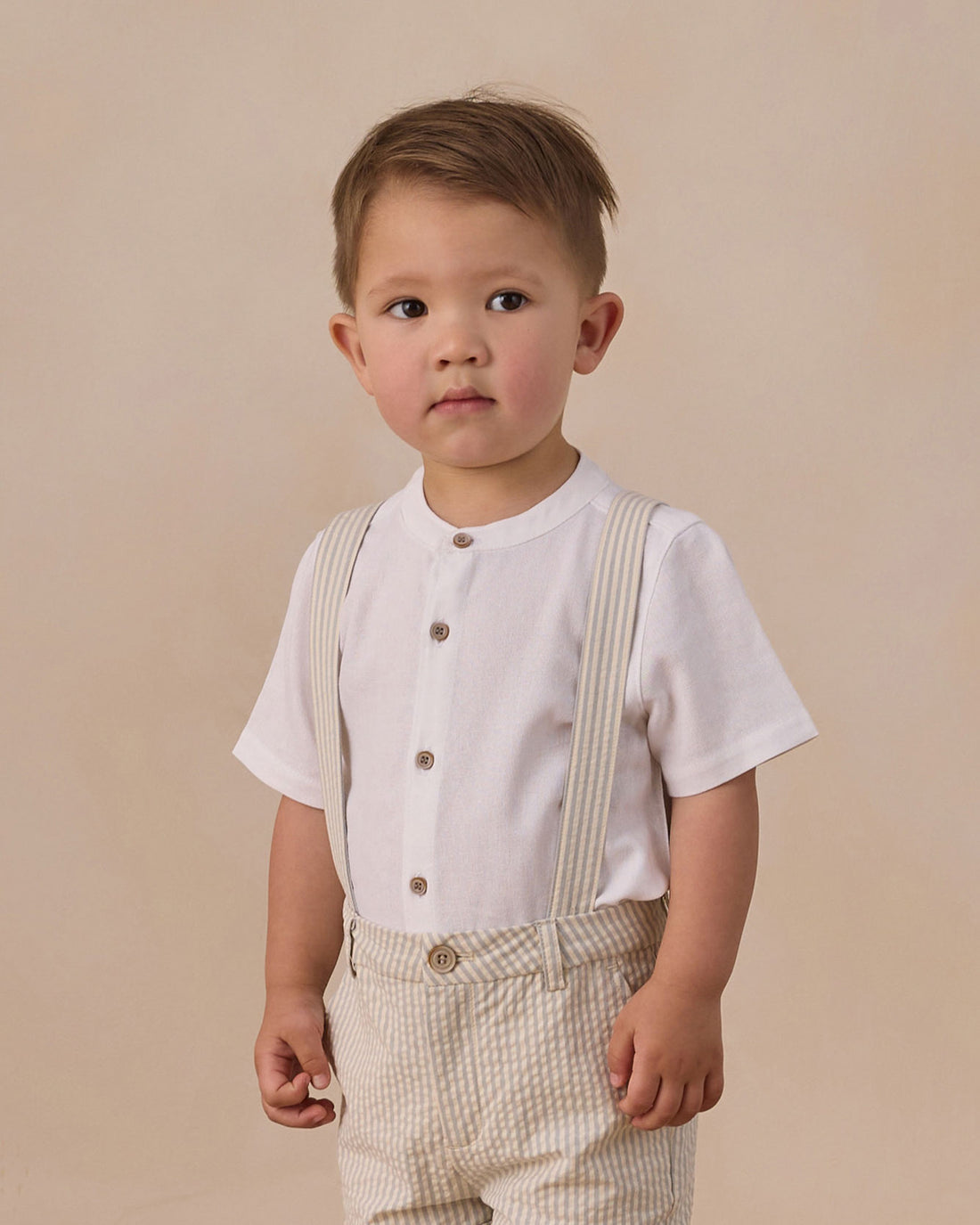 Noralee Sky Stripe Suspender Short