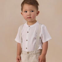 Noralee Sky Stripe Suspender Short