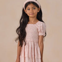 Noralee Lavender Floral Braided Headband
