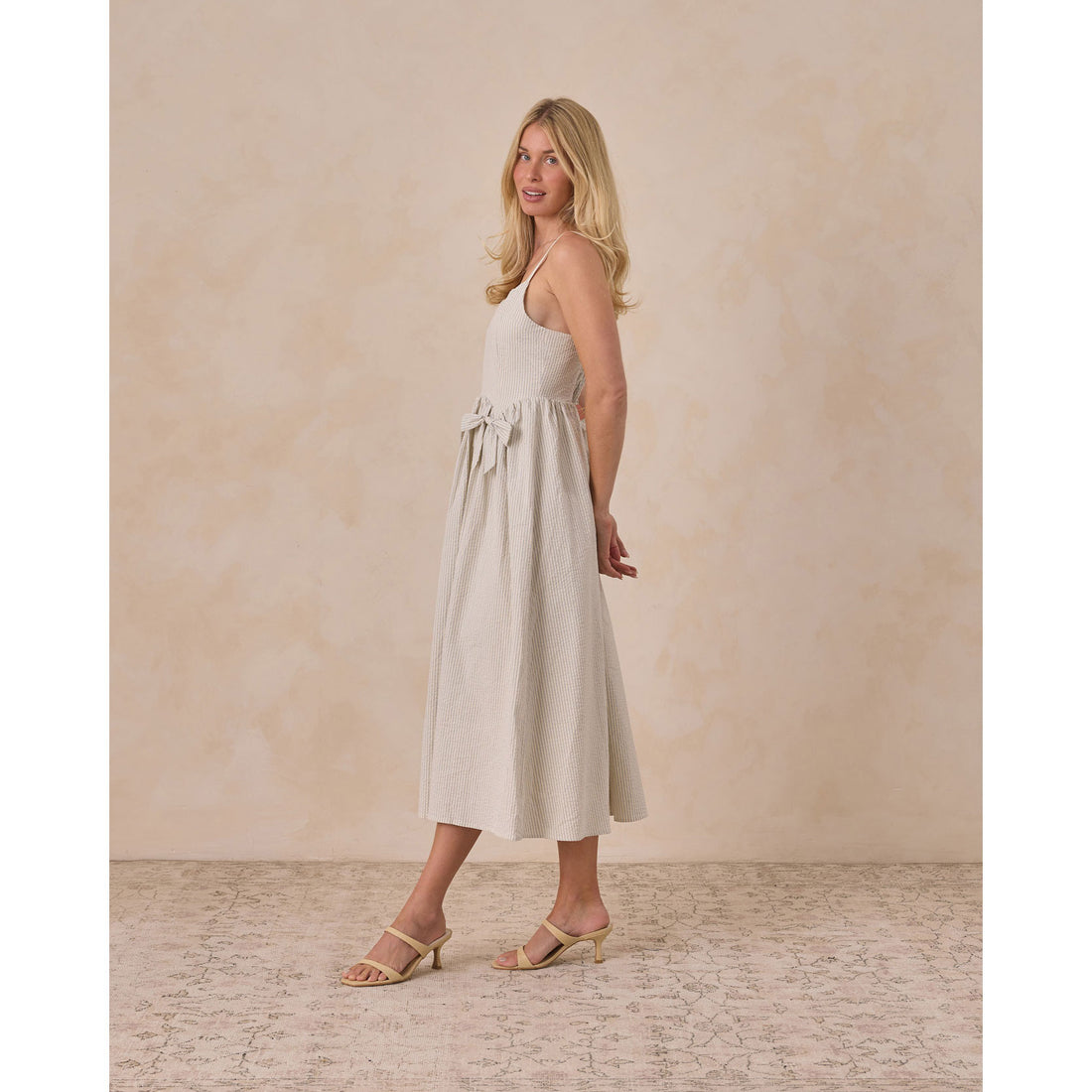 Noralee Sky Stripe Beatrice Women Midi Dress |