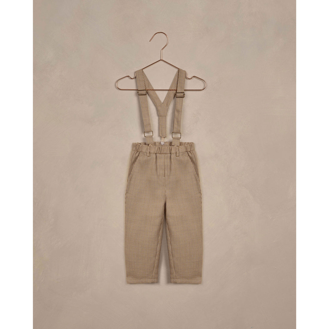 Noralee Golden Houndstooth Suspender Pant