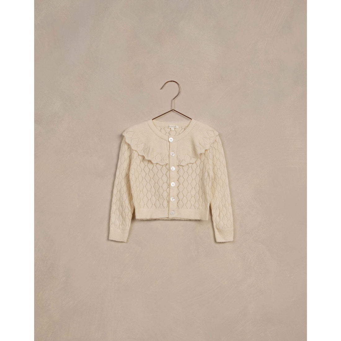 Noralee Ivory Ruffle Cardigan