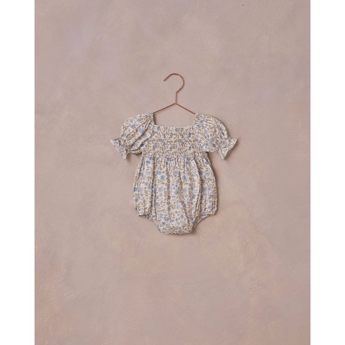 Noralee Blue Garden Hazel Romper