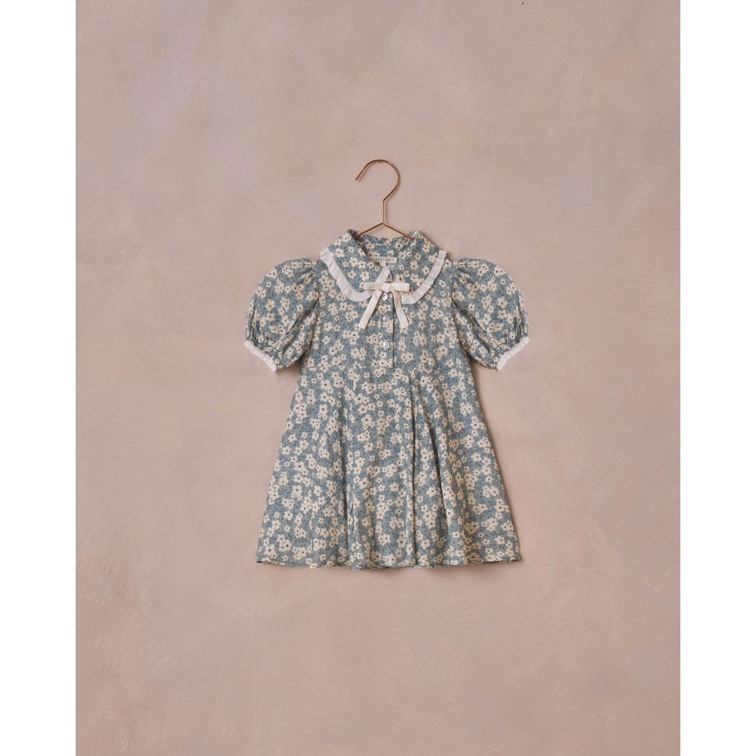 Noralee Aqua Ditsy Sara Dress