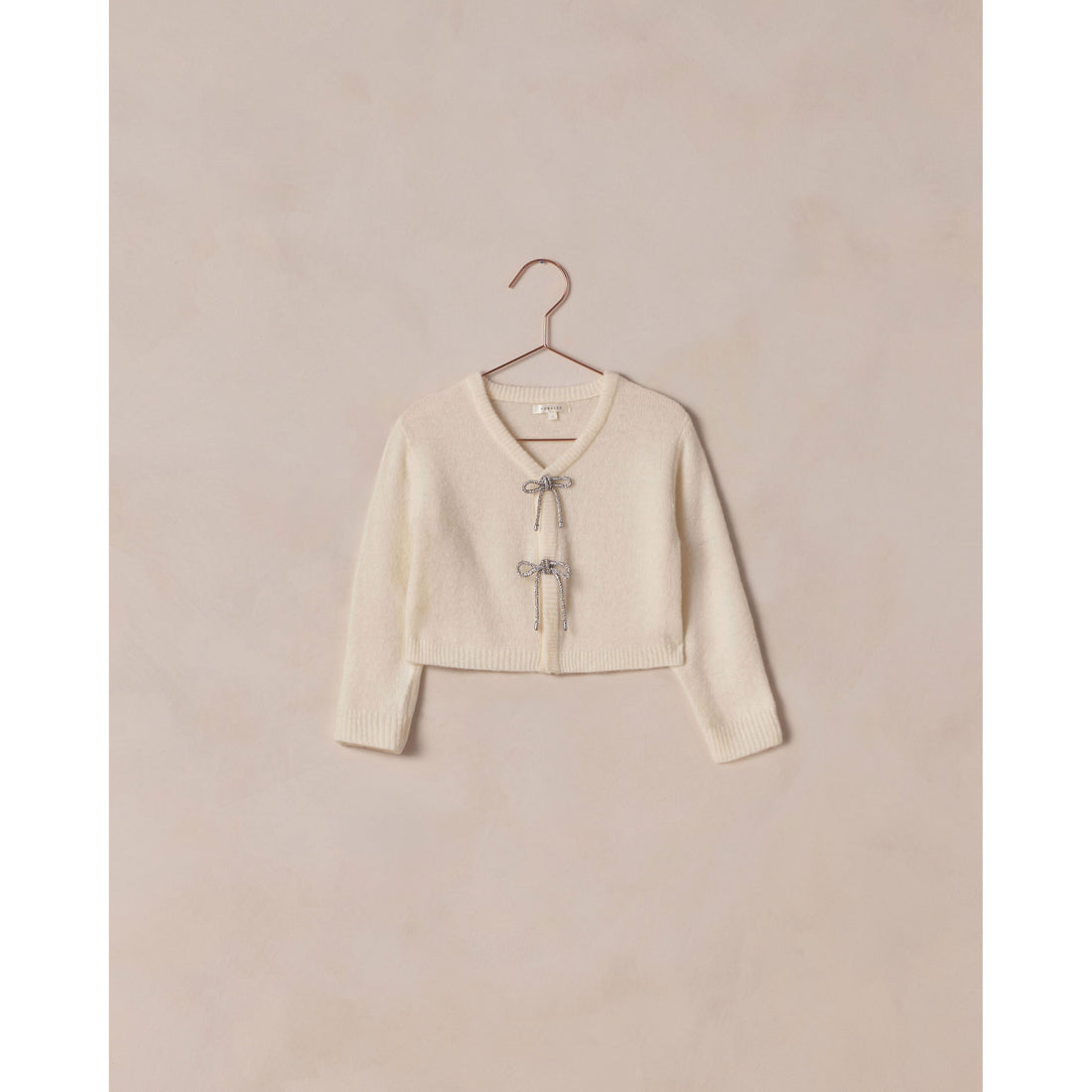 Noralee Ivory Bow Cardigan