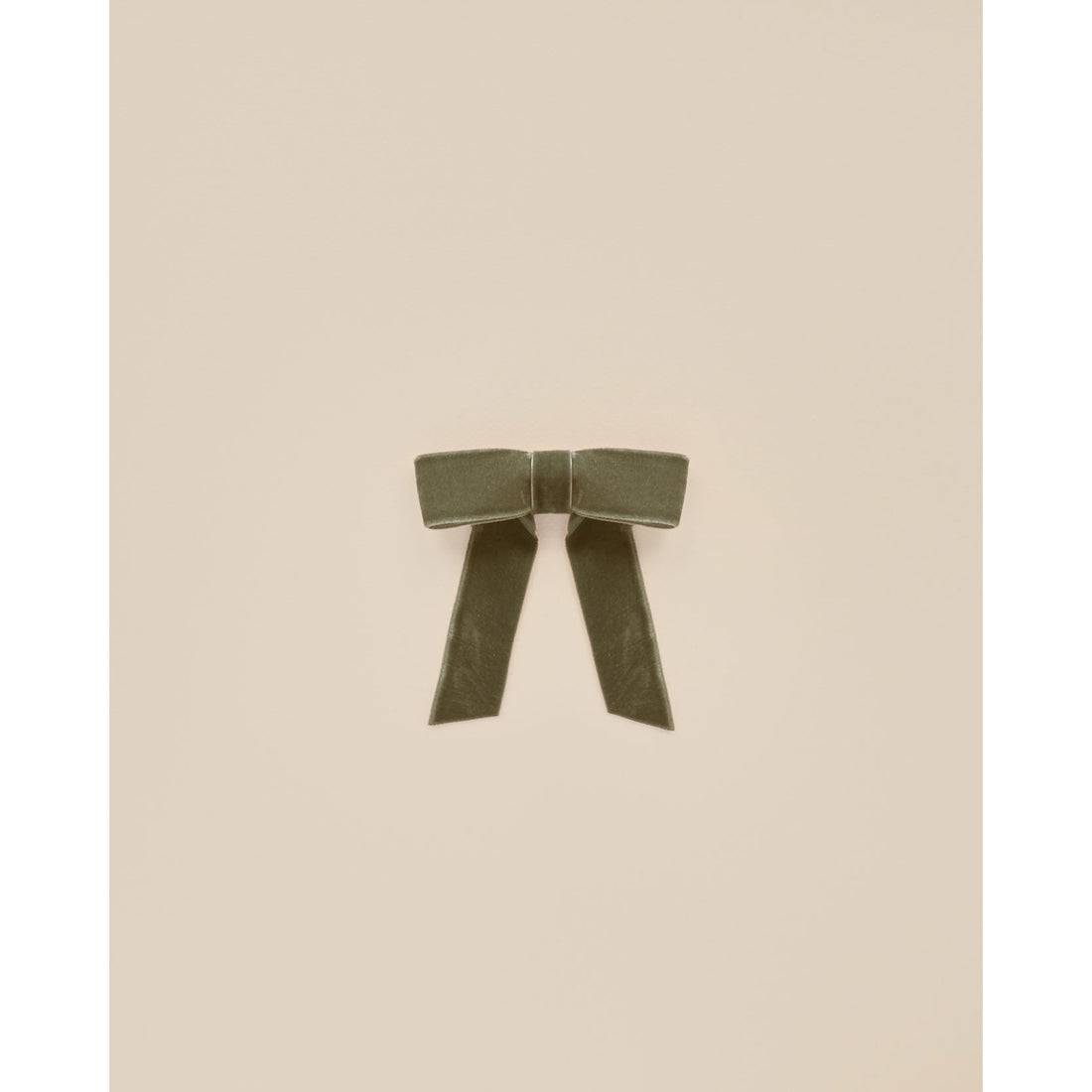 Noralee Olive Velvet Bow
