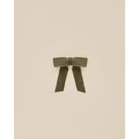 Noralee Olive Velvet Bow