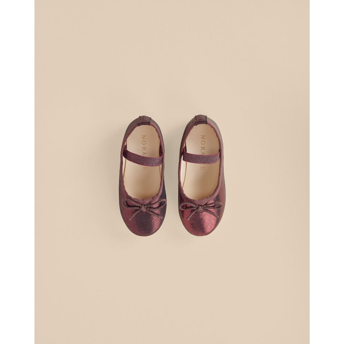 Noralee Matallic Fig Ballet Flats