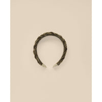 Noralee Olive Velvet Braided Headband