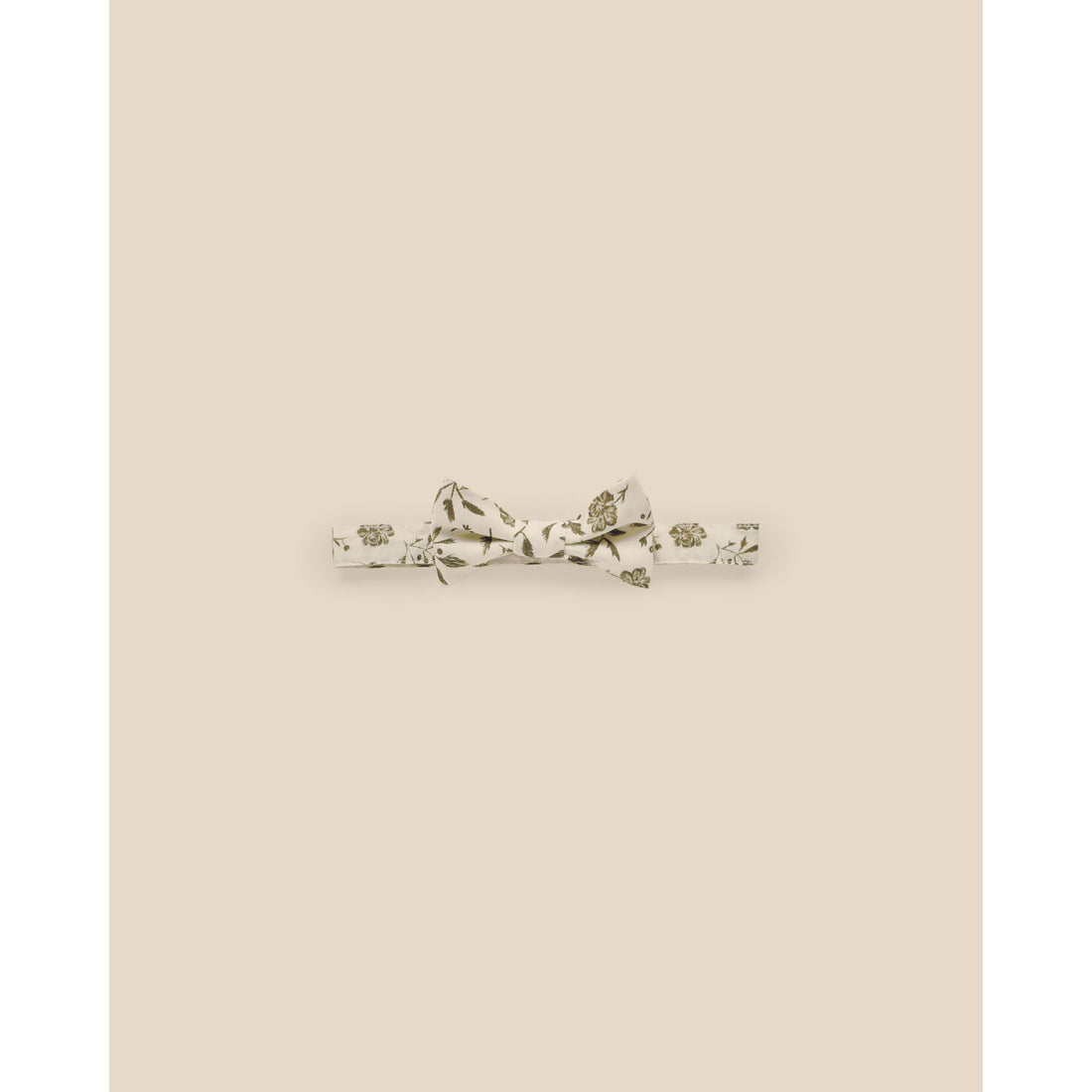 Noralee Olive Bloom Bow Tie