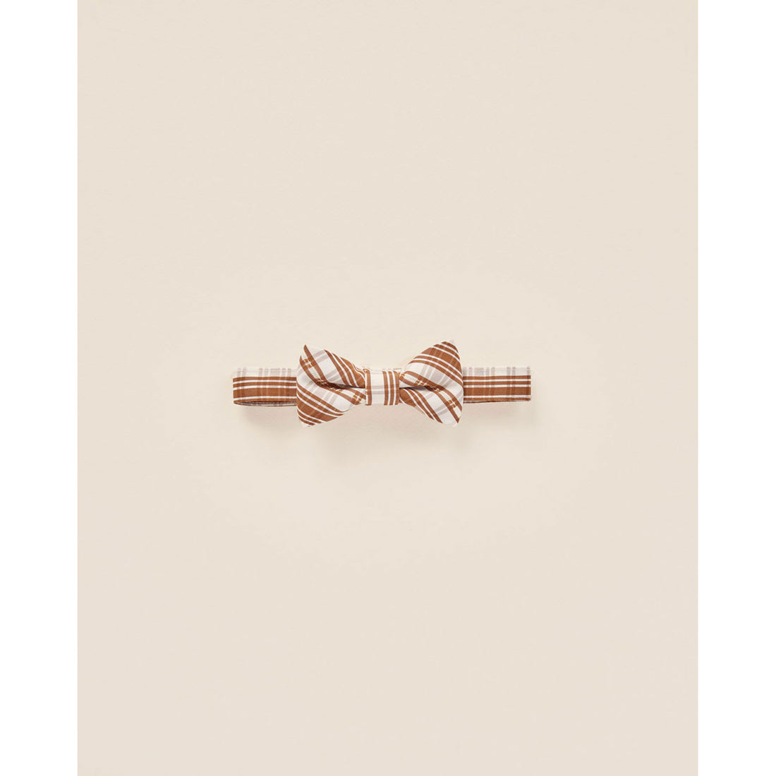 Noralee Copper Plaid Bow Tie