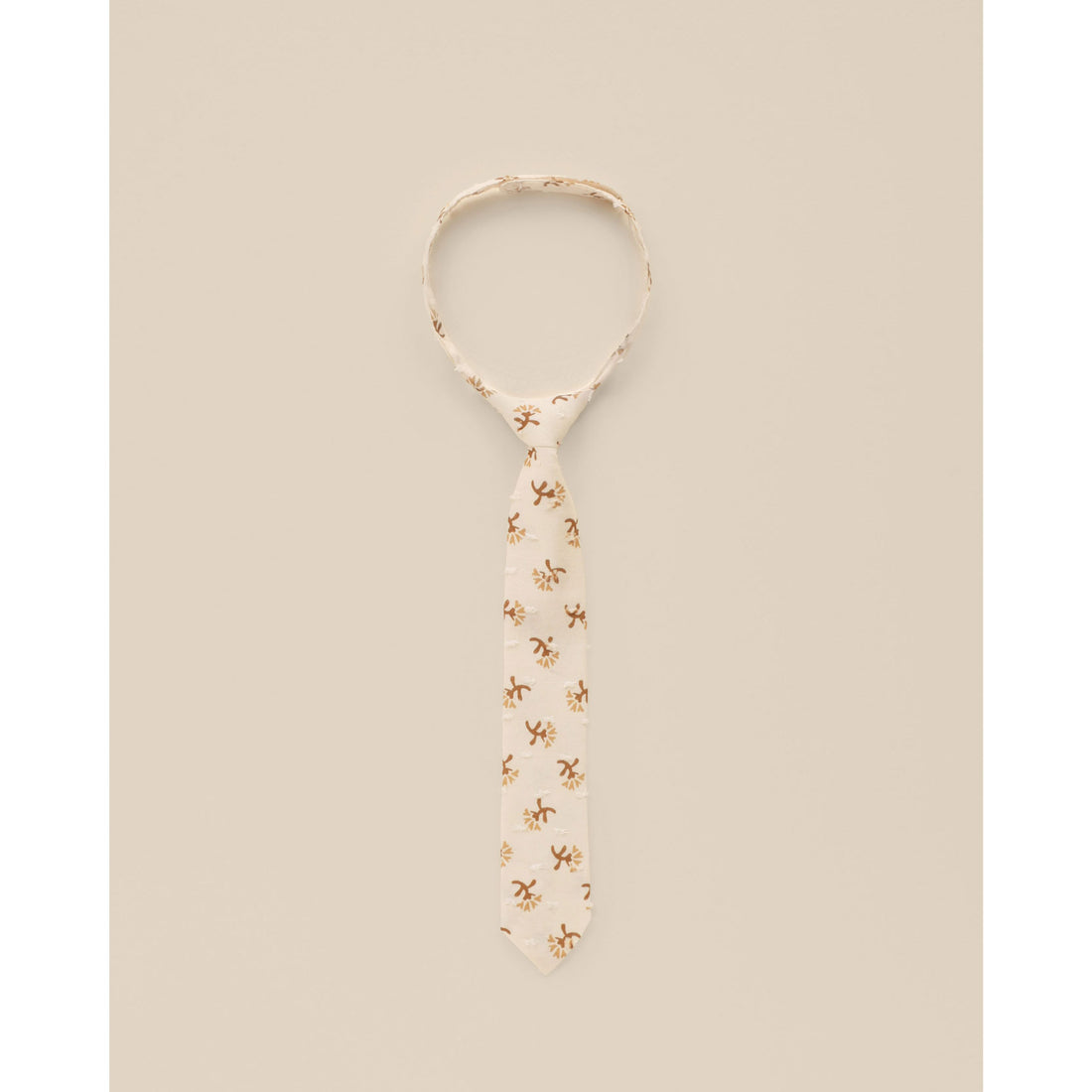 Noralee Ivory Iris Skinny Tie