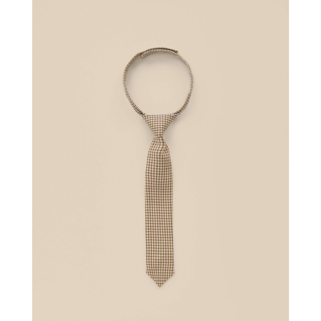 Noralee Golden Houndstooth Skinny Tie
