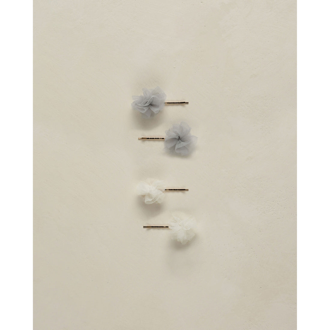 Noralee Ivory, Powder Blue Pom Pom Pins