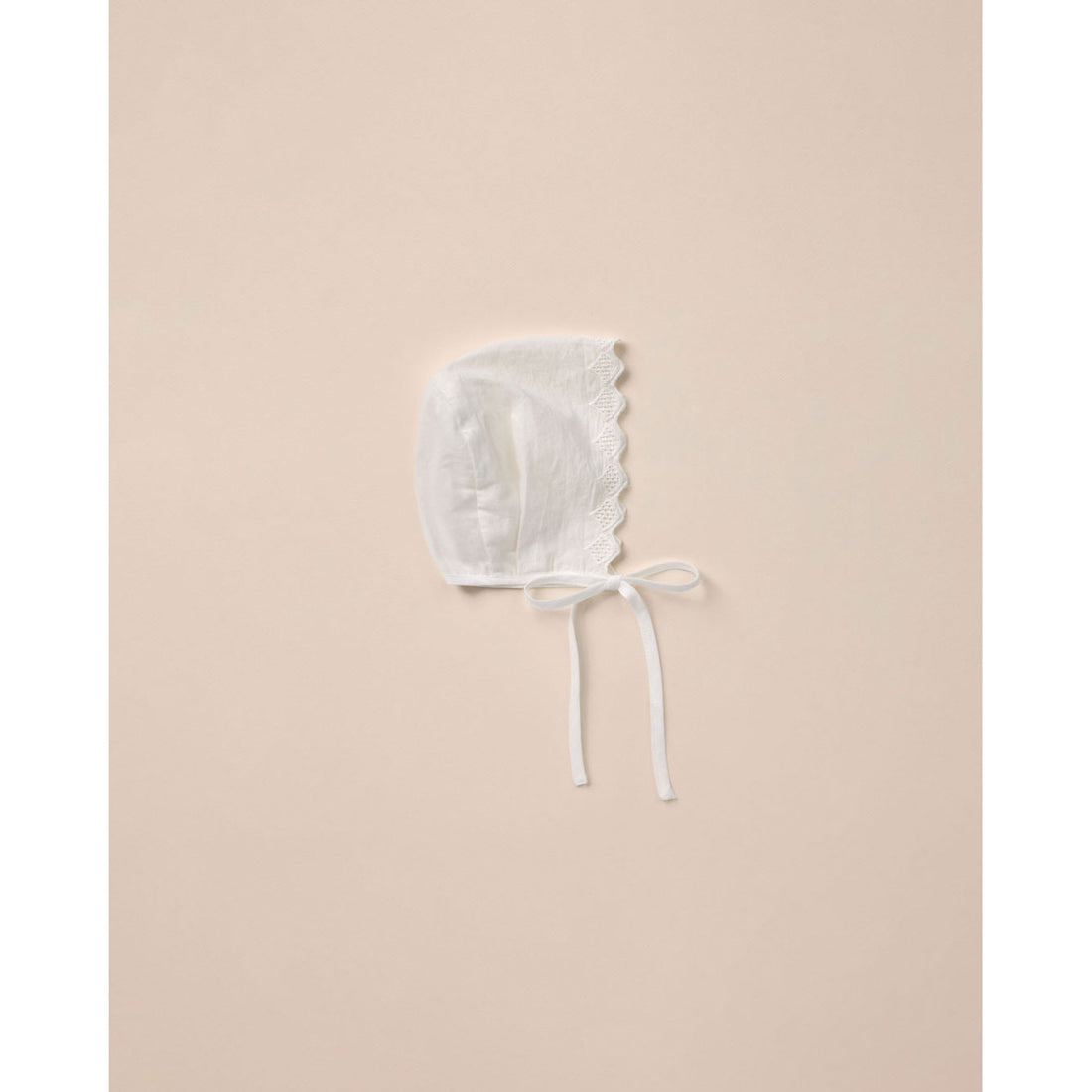 Noralee White Baby Bonnet