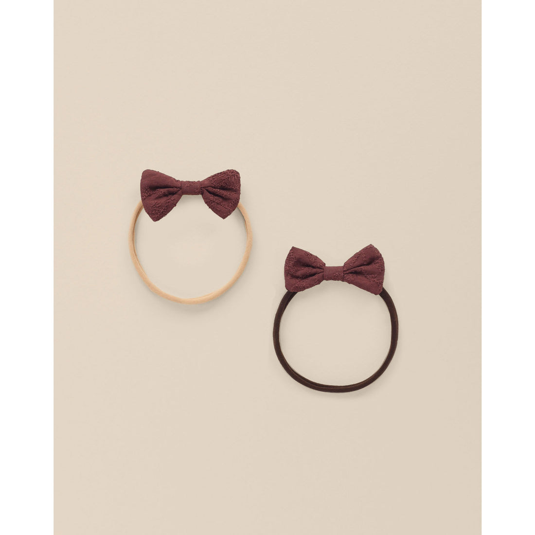 Noralee Fig Little Bow Headband