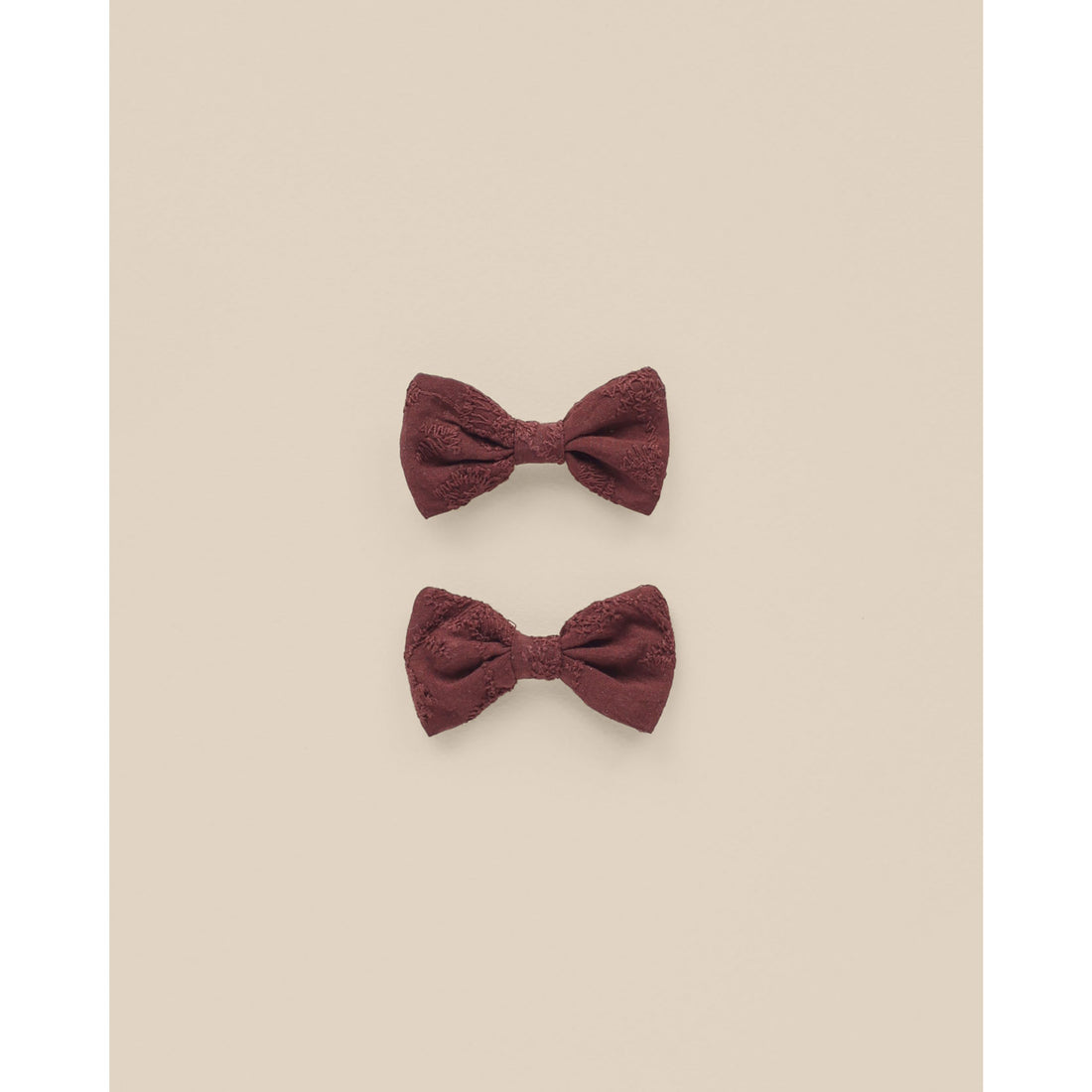 Noralee Fig Little Bow Clip