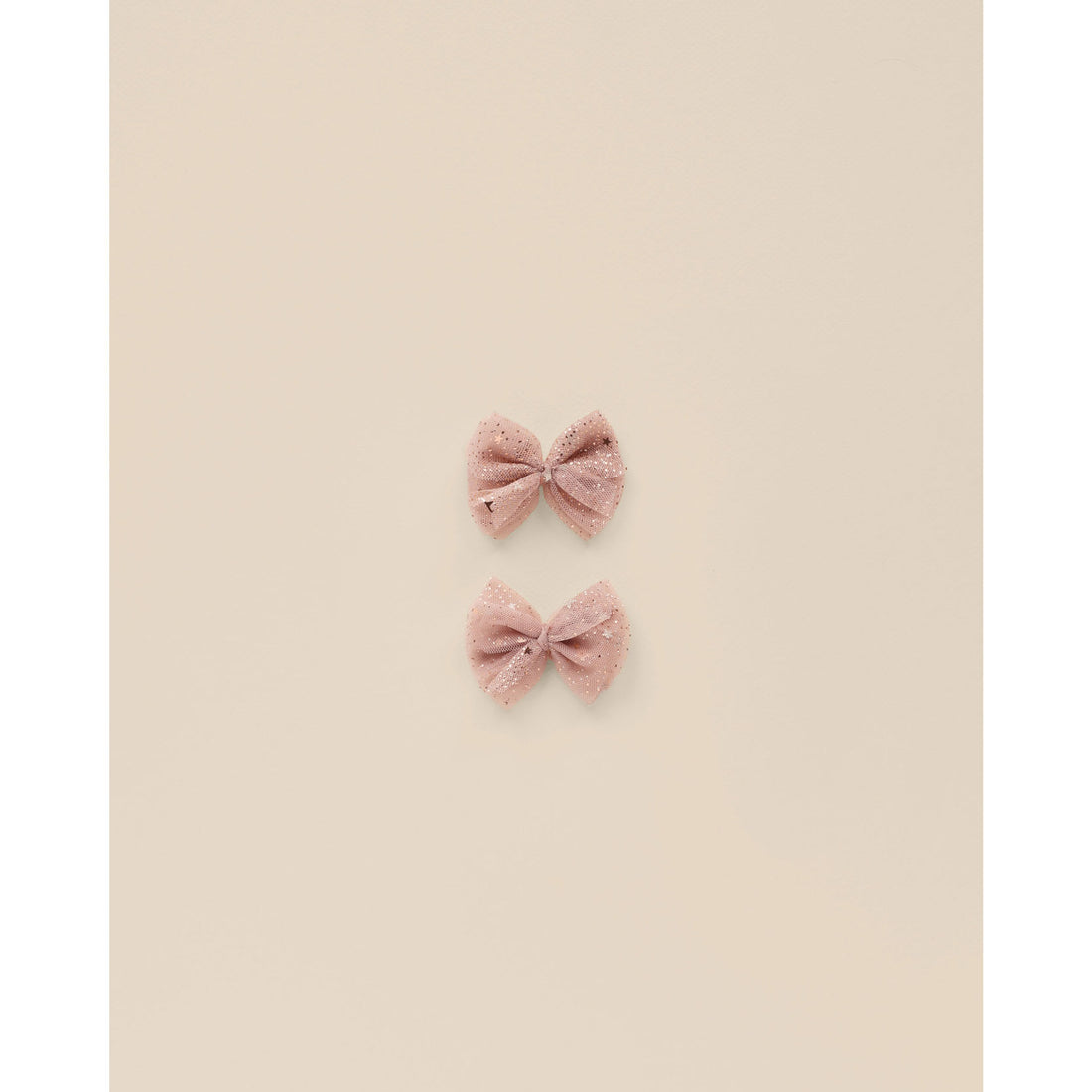Noralee Rose Stars Flutter Tulle Clips