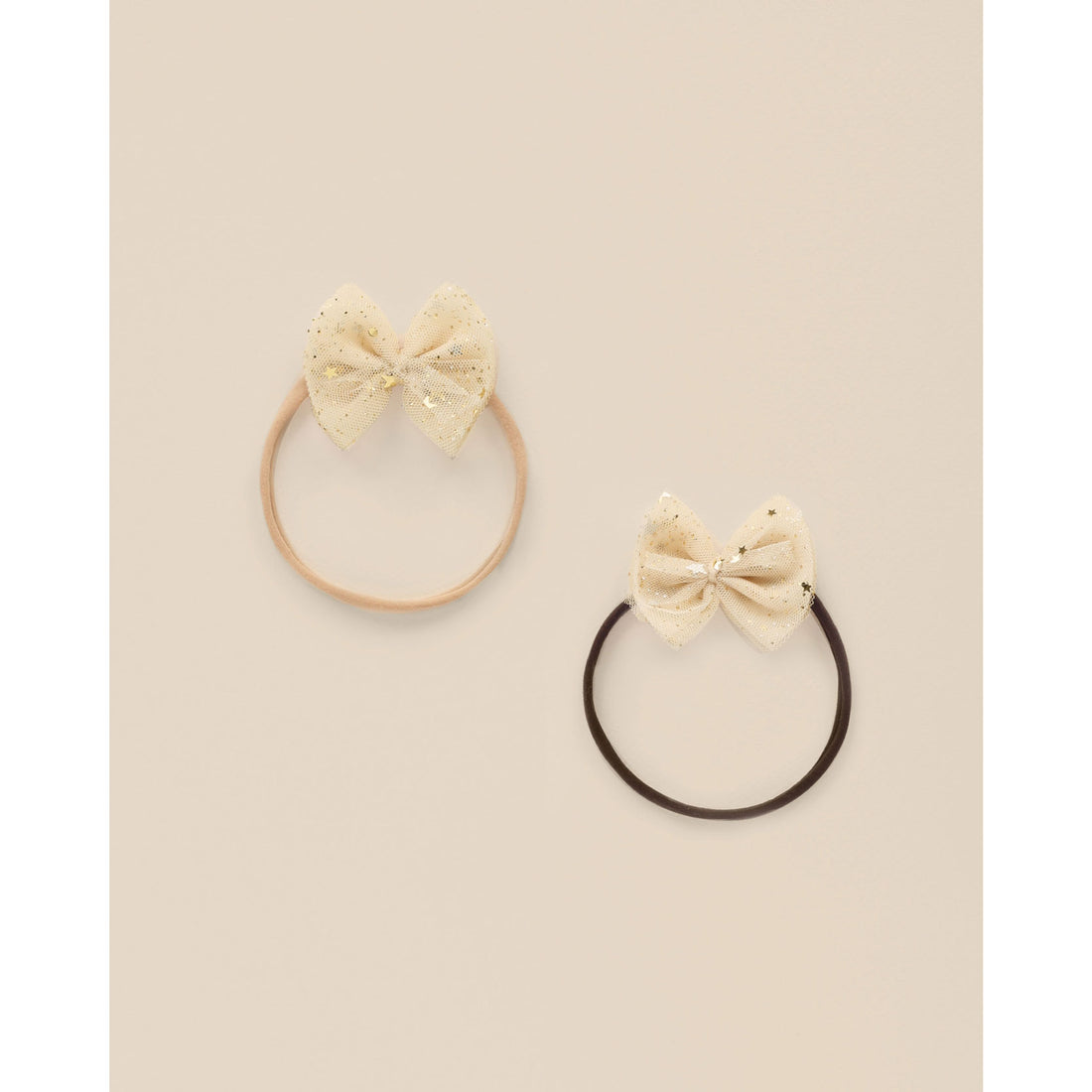 Noralee Champagne Stars Flutter Tulle Headband