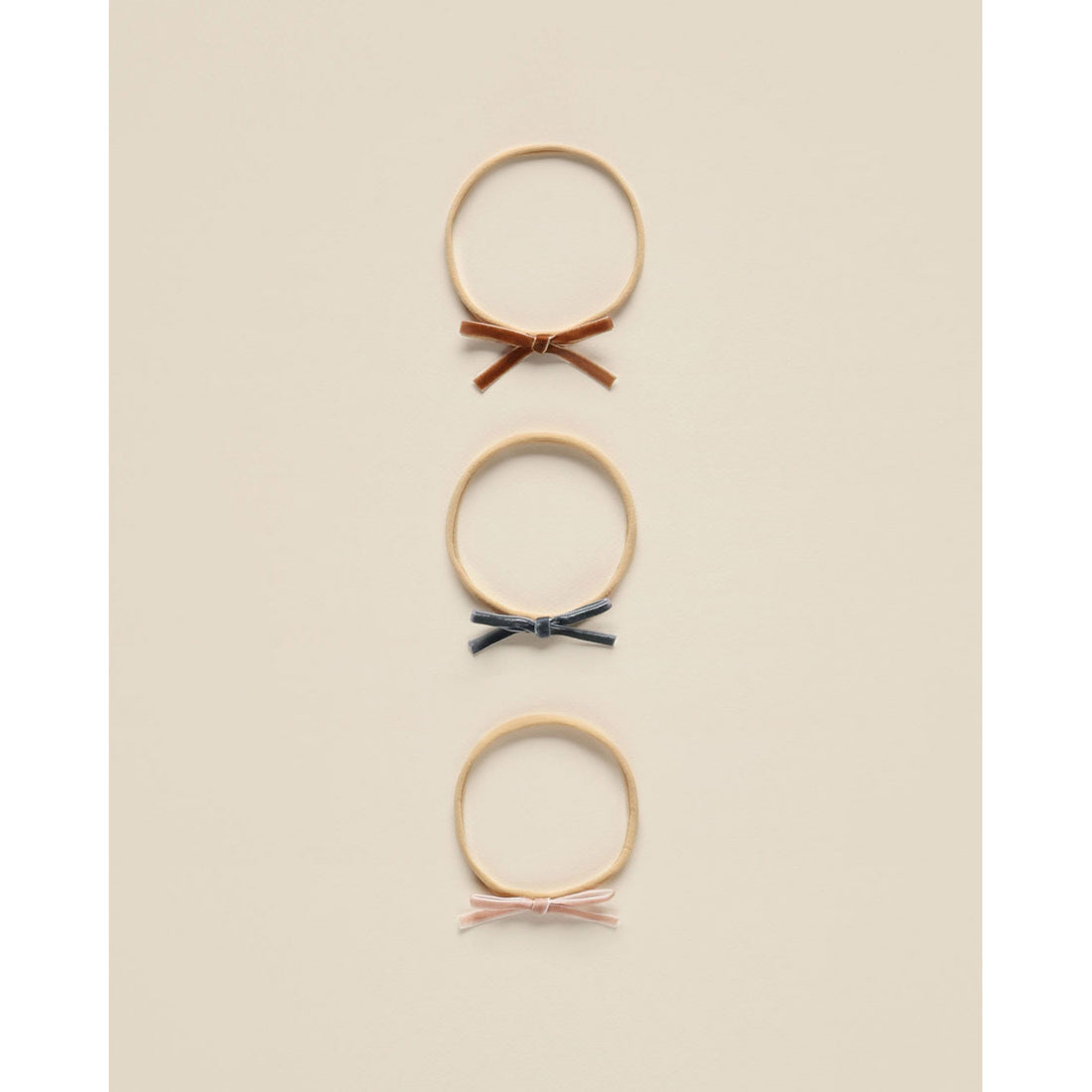 Noralee Midnight, Antique, Copper Velvet Bow Headbands