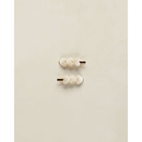 Noralee Natural Velvet Heart Clips