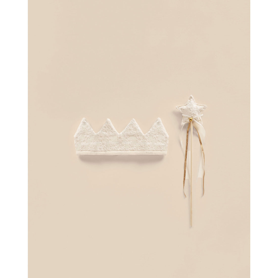 Noralee Daisy Embroidery Crown & Wand
