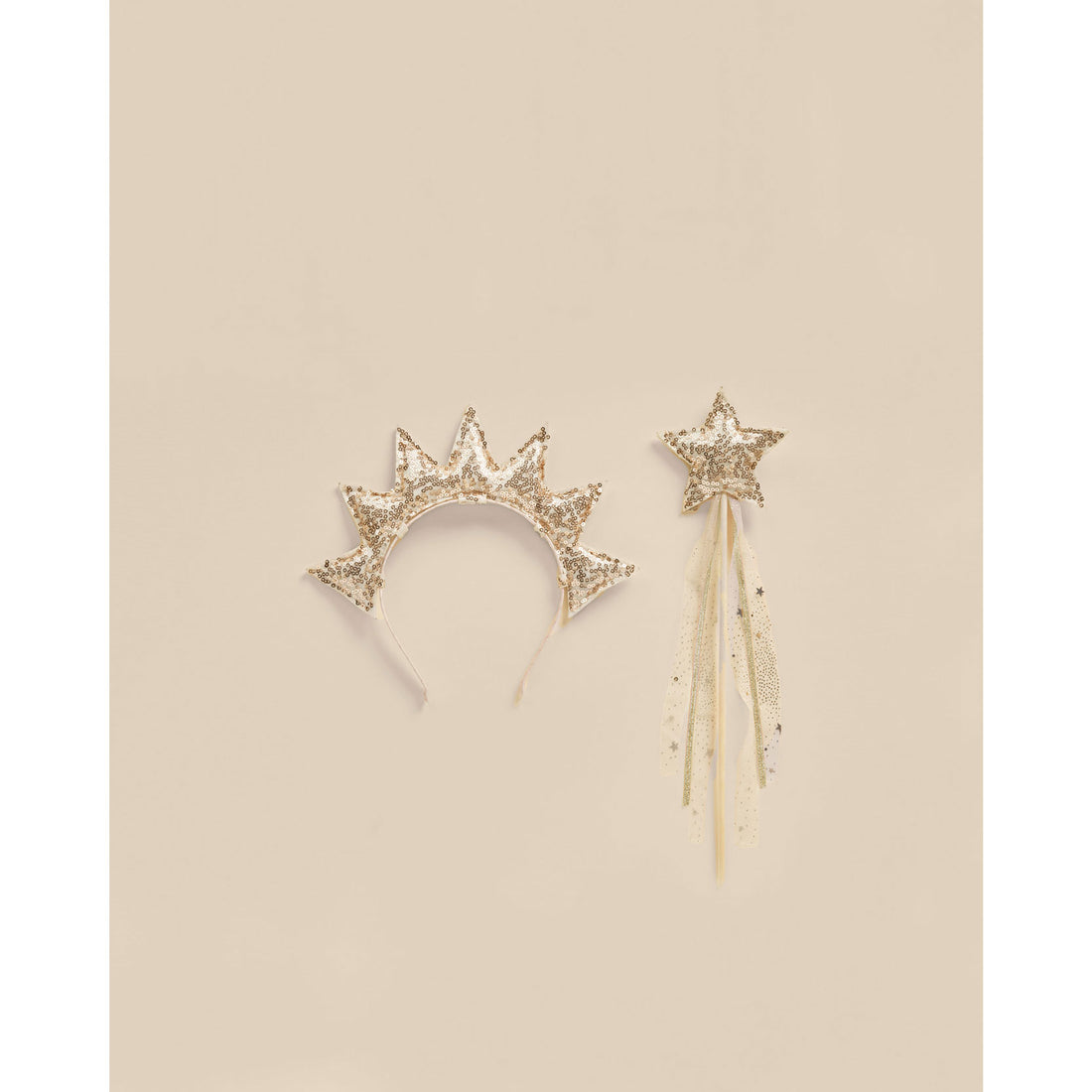 Noralee Gold Sun Crown & Wand