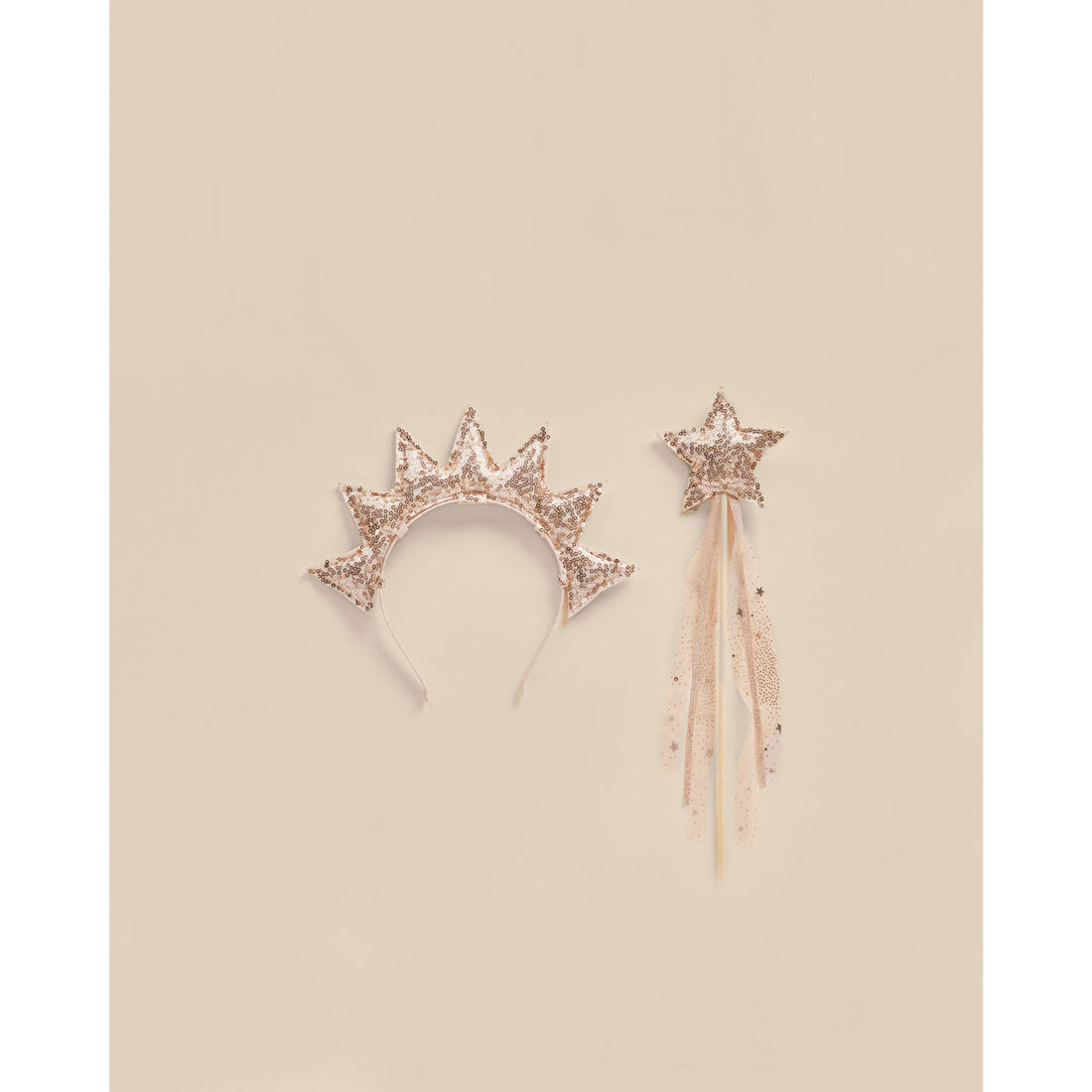 Noralee Dusty Rose Sun Crown & Wand