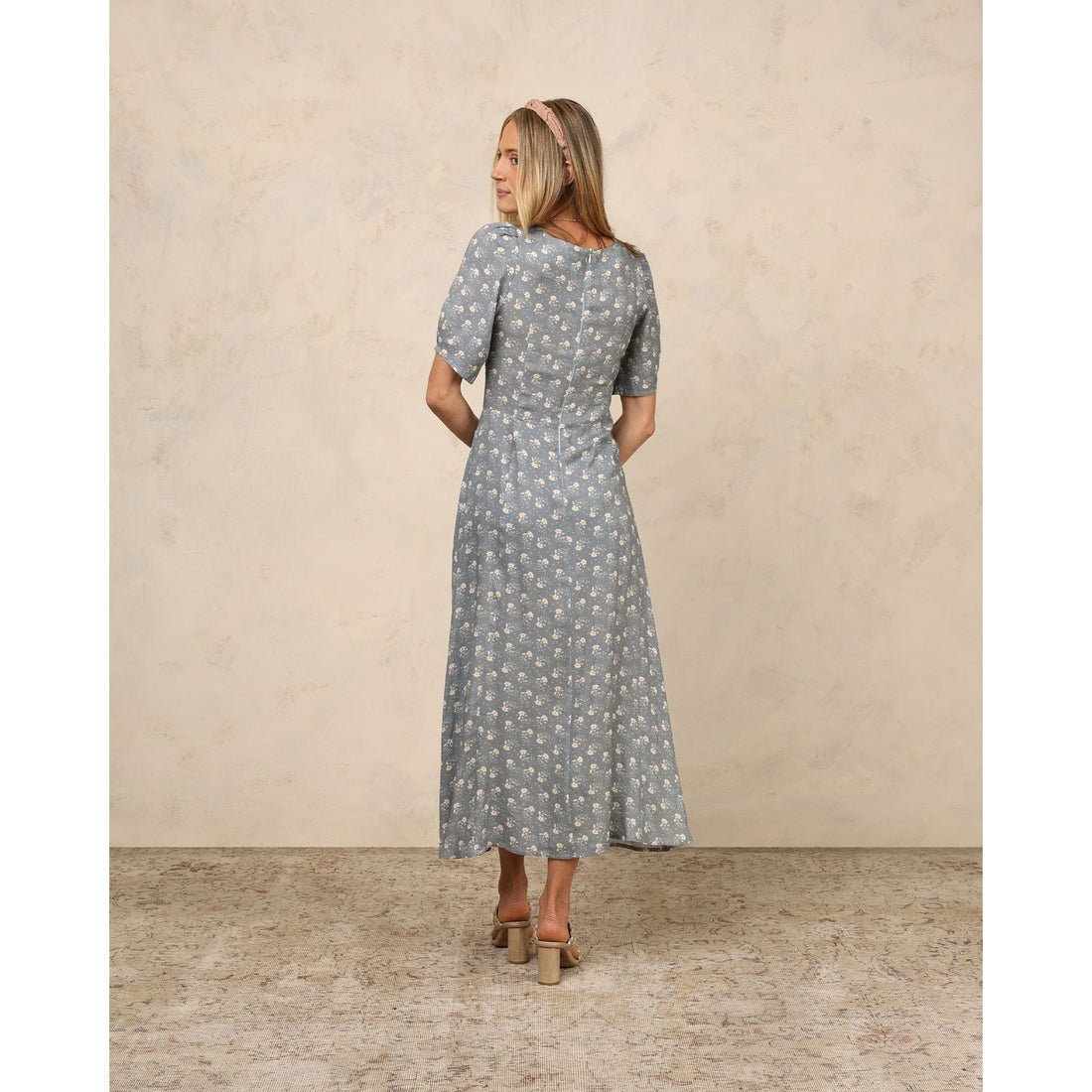 Noralee Blue Ditsy Violet Womens Dress
